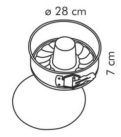 Forma na dort Tescoma 623290.00 

 obrázek produktu 2 z 2