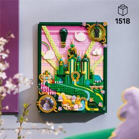 Stavebnice LEGO® Wicked 75685 Nástěnné umění: Emerald City 

 obrázek produktu 6 z 9