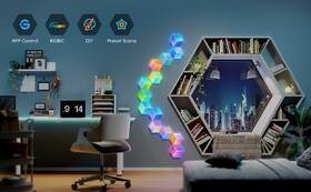 LED světlo Govee Glide Hexa Pro LED Smart - 10ks 
