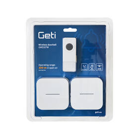 Zvonek bezdrátový Geti GWD207 W bílý

 obrázek produktu 1 z 2