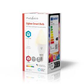 Chytrá žárovka Nedis SmartLife Zigbee 3.0, E14, 4,9 W, RGB 

 obrázek produktu 4 z 4