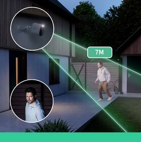 IP kamera Arlo Essential Spotlight Outdoor, 4 ks bílá barva
