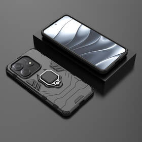 Kryt na mobil Lenuo Armor na Xiaomi Redmi Note 14 5G černá barva
