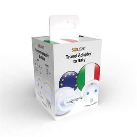 Cestovní adaptér Solight PA01-IT, použití v Itálii, typ L bílý

 obrázek produktu 1 z 4