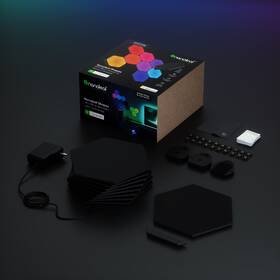 LED světlo Nanoleaf Shapes Black Hexagons Starter Kit (9 ks) černé

 obrázek produktu 1 z 7