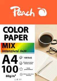 Papíry do tiskárny Peach Color A4 MIX intenzivní 5x 20  listů 

 obrázek produktu 2 z 2