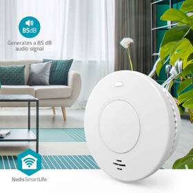 Detektor kouře Nedis SmartLife, Wi-Fi bílý

 obrázek produktu 9 z 14