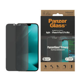 Tvrzené sklo PanzerGlass Privacy na Apple iPhone 14 Plus/13 Pro Max s instalačním rámečkem 

 obrázek produktu 4 z 7