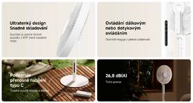 Ventilátor stojanový Xiaomi Mijia Smart Standing Fan Pro Slim EU bílý

 obrázek produktu 9 z 13