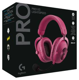 Headset Logitech G PRO X3 Lightspeed Wireless růžový

 obrázek produktu 7 z 17