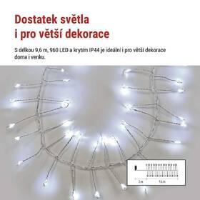 LED řetěz EMOS 960, IP44, CW (9,6m) stříbrný

 obrázek produktu 3 z 7