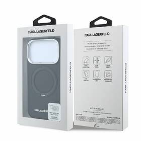 Kryt na mobil Karl Lagerfeld PU Saffiano Ring Stand MagSafe na Apple iPhone 18 Pro černý

 obrázek produktu 7 z 7