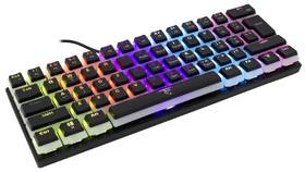 Klávesnice White Shark ASHIKO, US layout, Blue Switch černá barva
