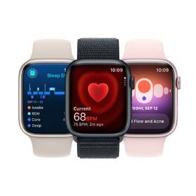 Chytré hodinky Apple GPS 45mm pouzdro z růžového hliníku - světle růžový sportovní řemínek - M/L 

 obrázek produktu 6 z 9