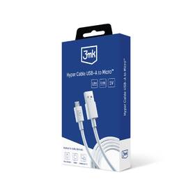 Kabel 3mk Hyper USB-A/microUSB, 2,4A, 1,2m bílý

 obrázek produktu 8 z 8