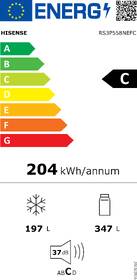 Americká lednice Hisense RS3P558NEFC černá

 obrázek produktu 1 z 8