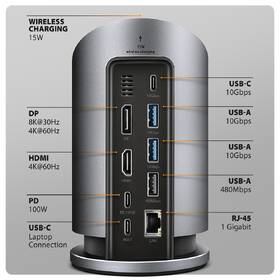 Dokovací stanice Axagon Wireless Charging 9in1 hliník

 obrázek produktu 2 z 8