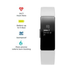Fitness náramek Fitbit Inspire HR - White/Black 

 obrázek produktu 2 z 8