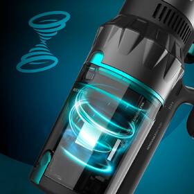 Tyčový vysavač Cecotec Conga Rockstar 2500 Thunder Flex Animal černá barva
