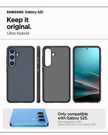 Kryt na mobil Spigen Ultra Hybrid na Samsung Galaxy S25 černý

 obrázek produktu 10 z 15