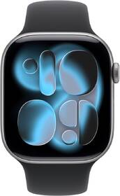 Chytré hodinky Apple GPS 46mm vesmírně šedý hliník - černý sportovní řemínek - M/L 

 obrázek produktu 1 z 7