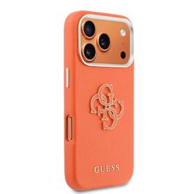 Kryt na mobil Guess PU Resin Logo na Apple iPhone 17 Pro Max oranžový

 obrázek produktu 3 z 5