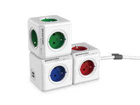 Rozbočovací zásuvka Powercube 5x zásuvka bílá/zelená

 obrázek produktu 6 z 7