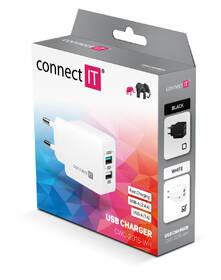 Nabíječka do sítě Connect IT Fast Charge 2x USB, 3,4A s funkcí rychlonabíjení bílá

 obrázek produktu 2 z 2