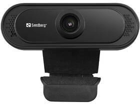 Webkamera Sandberg Webcam Saver 1080p černá barva
