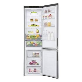 Chladnička s mrazničkou LG GBP62PZNBC stříbrná barva
