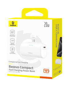 Powerbanka Baseus Compact 5000mAh 20W USB-C bílá

 obrázek produktu 10 z 10