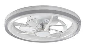 Stropní svítidlo Rabalux Fanricius, s ventilátorem stříbrné

 obrázek produktu 3 z 7