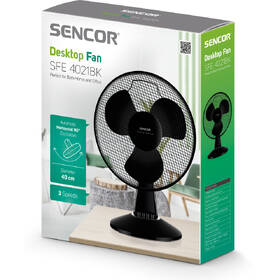 Ventilátor stolní Sencor SFE 4021BK černý

 obrázek produktu 2 z 2