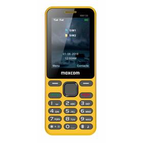 Mobilní telefon MaxCom MM139 žlutý

 obrázek produktu 2 z 4
