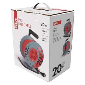 Kabel prodlužovací na bubnu EMOS 4x zásuvka, 20m červený

 obrázek produktu 5 z 5