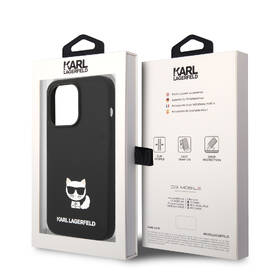 Kryt na mobil Karl Lagerfeld Liquid Silicone Choupette na Apple iPhone 14 Pro Max černý

 obrázek produktu 4 z 4