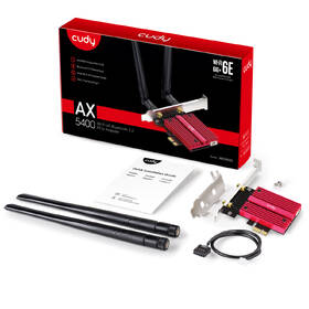 Síťová karta Cudy WE3000S AX5400 Wi-Fi 6E PCI-Express 
