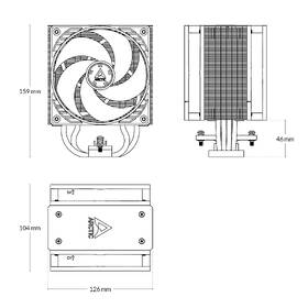 Chladič CPU Arctic Cooling 36 CO 

 obrázek produktu 5 z 6