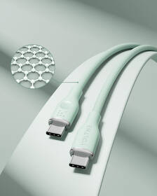 Kabel Voltme Powerlink Moss Series USB-C/USB-C, CTC 3A/60W 1m zelený

 obrázek produktu 1 z 1