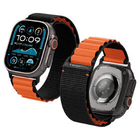 Řemínek Spigen Fabric na Apple Watch 49/46/45/44mm černý/oranžový

 obrázek produktu 1 z 15
