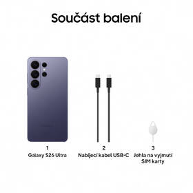 Mobilní telefon Samsung Galaxy S26 Ultra 5G 12 GB / 512 GB fialový

 obrázek produktu 8 z 21