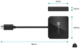 USB Hub Connect IT USB-C/USB-C, HDMI, USB 3.0 černý

 obrázek produktu 2 z 4