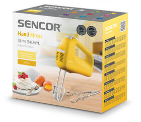 Ruční šlehač Sencor SHM 5406YL 

 obrázek produktu 7 z 8