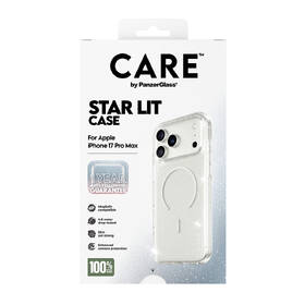 Kryt na mobil PanzerGlass CARE Star Lit MagSafe na Apple iPhone 17 Pro Max průhledný

 obrázek produktu 5 z 5