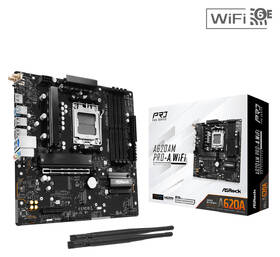 Základní deska ASRock A620AM PRO-A WIFI černá

 obrázek produktu 4 z 4