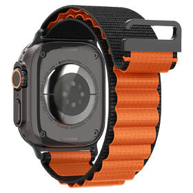 Řemínek Spigen Fabric na Apple Watch 49/46/45/44mm černý/oranžový

 obrázek produktu 6 z 15