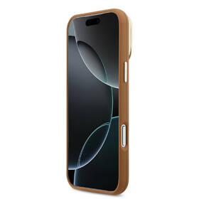 Kryt na mobil Guess PU Grained 4G Logo Stand Camera Frame na Apple iPhone 17 Pro Max hnědý

 obrázek produktu 3 z 7
