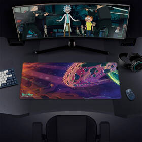 Podložka pod klávesnici a myš FSH Rick and Morty Outer Space, XL fialová

 obrázek produktu 4 z 6