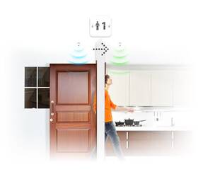 Detektor pohybu Fibaro Z-Wave Plus, bateriový bílá barva
