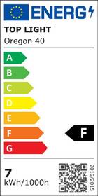 Nástěnné svítidlo Top Light Oregon K40, IP44, 7W, 700lm, 4000K bílé/chrom

 obrázek produktu 1 z 6